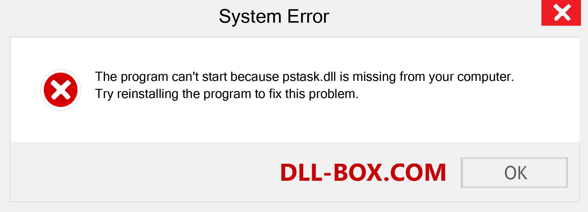  pstask.dll file is missing?. Download for Windows 7, 8, 10 - Fix  pstask dll Missing Error on Windows, photos, images